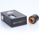 Authentic Steel Phoenix Mechanical Squonk Box Mod + RDA Kit - Black, 7.5ml, 1 x 18650 / 20700, 24mm Diameter