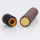 Authentic Steel Sebone Hybrid Mechanical Mod + RDA Kit - Matte Black, Copper, 1 x 18650, 24mm Diameter