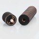 Authentic Steel Sebone Hybrid Mechanical Mod + RDA Kit - Matte Black, Copper, 1 x 18650, 24mm Diameter