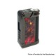 Authentic LostVape Paranormal DNA250C 200W TC VW Mod - Gun Metal + Red Stabwood + Black Grey Kevlar, 1~200W, 2 x 18650