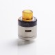 Authentic ULTRONER Gather MTL / DTL RDA / RDTA Dripping Tank Atomizer - Silver + Random Color Stabwood, SS, 22mm Diameter