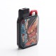 Authentic Vapelustion Hannya Nano 600mAh Pod System Vape Starter Kit w/ 2 Paired Pannels - Black, Plastic + Metal, 2ml, 1.2ohm