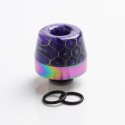 Authentic Reewape AS287SS Replacement 510 Drip Tip for RDA / RTA / RDTA / Sub-Ohm Tank Atomizer - Randon Color, Resin, 19mm