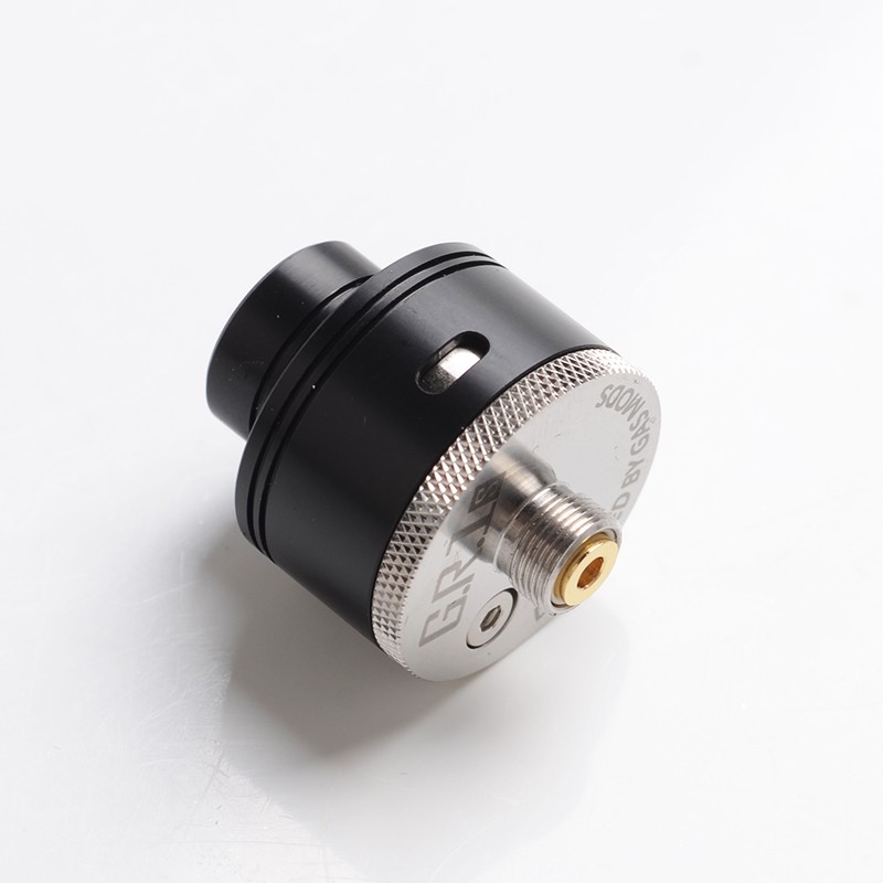 Buy Authentic Gas Mods G.R.1 GR1 S RDA Black 22mm Vape Atomizer
