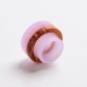 Authentic Reewape AS289 Replacement 810 Drip Tip for 528 Goon / Reload / Kennedy / Wotofo Profile/Battle RDA - Pink, Resin, 13mm