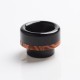 Authentic Reewape AS289 Replacement 810 Drip Tip for 528 Goon / Reload / Kennedy /Wotofo Profile/Battle RDA - Black, Resin, 13mm