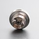 Authentic Gas Mods Kree RTA Rebuildable Tank Vape Atomizer w/ A Spare PC Tank Tube - Silver, 3.5ml, SS + Glass, 22mm Diameter