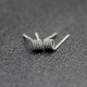 Authentic Vivi Handcrafted Dragon Skin Ni80 Coil + Organic Wick for RDA / RTA / RDTA Atomizers - Silver, 0.21ohm (2 PCS)