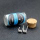Authentic Vivi Handcrafted Fused Clapton Ni80 Coil + Organic Wick for RDA / RTA / RDTA Atomizers - Silver, 0.12ohm (2 PCS)