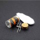 Authentic Vivi Handcrafted Staple Alien Ni80 Coil + Organic Wick for RDA / RTA / RDTA Atomizers - Silver, 0.13ohm (2 PCS)