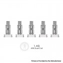 Authentic VOZOL Ark Pod System Kit / Cartridge Replacement MTL Dual Coil Head - Silver, 1.4ohm (5 PCS)