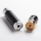 Authentic Steel Tailspin Hybrid Mechanical Mod + RDTA Kit - Black, Brass + Stainless Steel, 1 x 18650, 4ml, 25mm Dia.