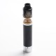 Authentic Steel Tailspin Hybrid Mechanical Mod + RDTA Kit - Black, Brass + Stainless Steel, 1 x 18650, 4ml, 25mm Dia.