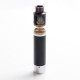 Authentic Steel Tailspin Hybrid Mechanical Mod + RDTA Kit - Black, Brass + Stainless Steel, 1 x 18650, 4ml, 25mm Dia.