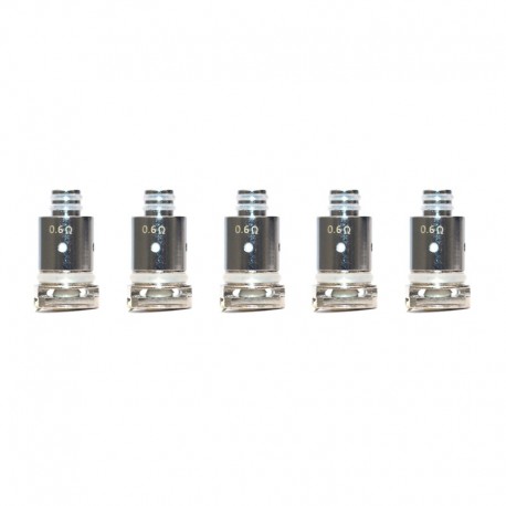 Authentic VapeSoon Replacement Mesh Coil Head for SMOK Nord / Trinity Alpha / Fetch Mini Pod Kit - Silver, 0.6ohm (5 PCS)