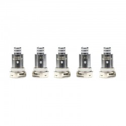 Authentic VapeSoon Replacement Ceramic Coil Head for SMOK Nord / Trinity Alpha /Fetch Mini Pod Kit - Silver, 1.4ohm (5 PCS)