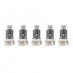 Authentic VapeSoon Replacement Mesh-MTL Coil Head for SMOK Nord / Trinity Alpha/Fetch Mini Pod Kit - Silver, 0.8ohm (5 PCS)