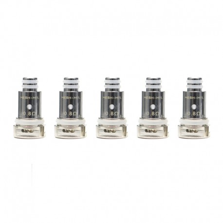 Authentic VapeSoon Replacement Mesh-MTL Coil Head for SMOK Nord / Trinity Alpha/Fetch Mini Pod Kit - Silver, 0.8ohm (5 PCS)