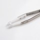 Authentic Coil Master Stainless Steel + Ceramic Straight Tip Tweezers for E-Cigarettes / RDA / RTA / RDTA Vape Atomizer - Silver