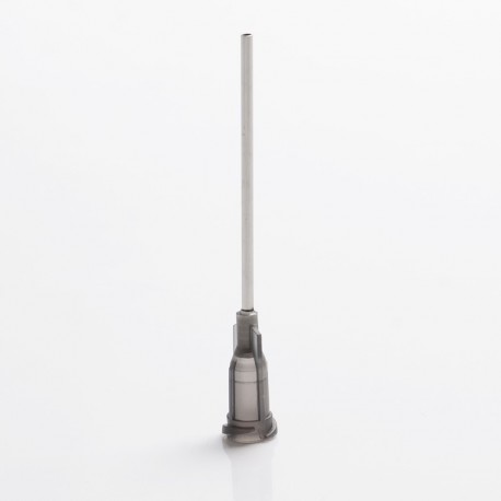 [Ships from Bonded Warehouse] Dispensing Blunt Syringe Needle Tip for E- Syringe Injector- Black, SS, 16 Gauge / 55mm