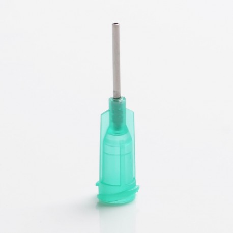 [Ships from Bonded Warehouse] Dispensing Blunt Syringe Needle Tip for E- Syringe Injector- Green, SS, 18 Gauge / 30mm