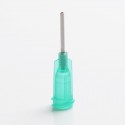 [Ships from Bonded Warehouse] Dispensing Blunt Syringe Needle Tip for E- Syringe Injector- Green, SS, 18 Gauge / 30mm