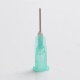 Dispensing Blunt Syringe Needle Tip for E-liquid Syringe E-juice Injector Refilling Tool - Green, SS, 21 Gauge / 25.4mm