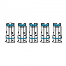 Authentic Aspire AVP Pro Pod Kit / Cartridge Replacement Mesh Coil Head - Silver, 0.65ohm (5 PCS)