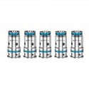 Authentic Aspire AVP Pro Pod Kit / Cartridge Replacement Mesh Coil Head - Silver, 0.65ohm (5 PCS)