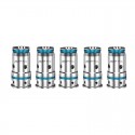 Authentic Aspire AVP Pro Pod Kit / Cartridge Replacement Mesh Coil Head - Silver, 0.65ohm (5 PCS)