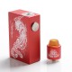 Authentic Steel Vape Phoenix Mechanical Squonk Box Mod + RDA Vape Kit - Red, 7.5ml, 1 x 18650 / 20700, 24mm Diameter