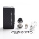 Authentic Steel Vape Aurora 80W VW Box Mod Vape Kit w/ Sub Ohm Tank Clearomizer - Black, SS + ABS, 3.0ml, 5~80W, 1 x 18650