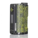 Authentic DOVPO Topside Dual Carbon 200W YIHI Chip TC VW Squonk Box Mod - Carbon Yellow, Aluminum Alloy, 5~200W, 2 x 18650