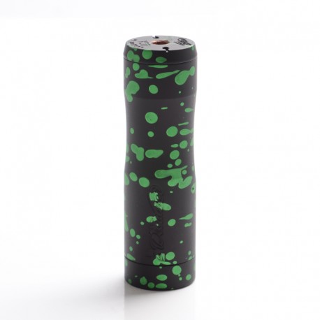 [Ships from Bonded Warehouse] Authentic Timesvape Dreamer V1.5 Hybrid Mechanical Mod - Black + Green Splatter, Copper