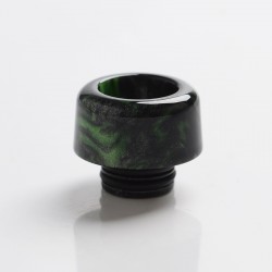Authentic Mechlyfe Ratel XS 80W Rebuildable AIO Pod Kit Replacement 510 DTL Drip Tip - Green, Resin, 11mm