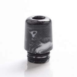 Authentic Mechlyfe Ratel XS 80W Rebuildable AIO Pod Kit Replacement 510 MTL Drip Tip - White, Resin, 18mm