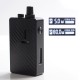 Authentic Mechlyfe Ratel XS 80W TC VV VW DL / MTL Rebuildable AIO Pod System Vape Kit - Black & Carbon Fiber, 5~80W, 1 x 18650