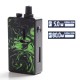 Authentic Mechlyfe Ratel XS 80W TC VW DL /MTL Rebuildable AIO Pod System Vape Kit - Black & Resin Green, 5.5ml, 5~80W, 1 x 18650