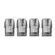 Authentic Uwell MarsuPod PCC Pod System Vape Kit Replacement Refillable Pod Cartridge w/ 1.2ohm Coil - Black, 1.3ml (4 PCS)