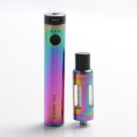 [Ships from Bonded Warehouse] Authentic Innokin Endura 13.5W 1300mAh Pen w/ Prism T18 II Sub-Ohm Tank Kit - Rainbow