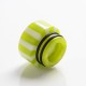 Authentic Reewape AS144 Replacement 810 Drip Tip for 528 Goon / Kennedy / Battle / Mad Dog RDA - Yellow + White, Resin, 12mm