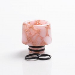 Authentic Reewape AS177 510 Drip Tip for RDA / RTA / RDTA / Sub-Ohm Tank Atomizer - Pink Gold, Resin, 15mm