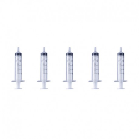 [Ships from Bonded Warehouse] E- Injector / E- Syringewithout Needle Tip - Transparent, 5ml (5 PCS)
