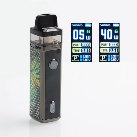 Authentic VOOPOO VINCI 40W 1500mAh VW Mod Pod System Kit with 5 PnP Coils - Jade Green, 5~40W, 5.5ml (Standard Edition)