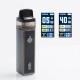 Authentic VOOPOO VINCI 40W 1500mAh VW Mod Pod System Kit with 5 PnP Coils - Space Gray, 5~40W, 5.5ml (Standard Edition)
