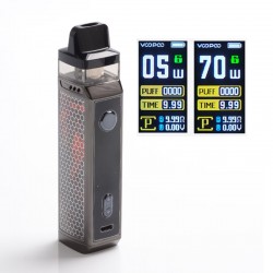 Authentic VOOPOO VINCI X 70W VW Box Mod Pod System Starter Kit with 5 PnP Coils - Scarlet, 0.3ohm /0.6ohm, 5~70W, 1 x 18650