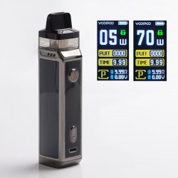 Authentic VOOPOO VINCI X 70W VW Box Mod Pod System Starter Kit w/ 5 PnP Coils - Space Gray, 0.3ohm/0.6ohm, 5~70W, 1 x 18650