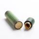 Authentic Steel Sebone Hybrid Mechanical Mod + RDA Kit - Green, Brass, 1 x 18650, 24mm Diameter