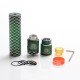 Authentic Steel Sebone Hybrid Mechanical Mod + RDA Kit - Green, Stainelss Steel, 1 x 18650, 24mm Diameter