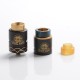 Authentic Steel Sebone Hybrid Mechanical Mod + RDA Kit - Black, Brass, 1 x 18650, 24mm Diameter